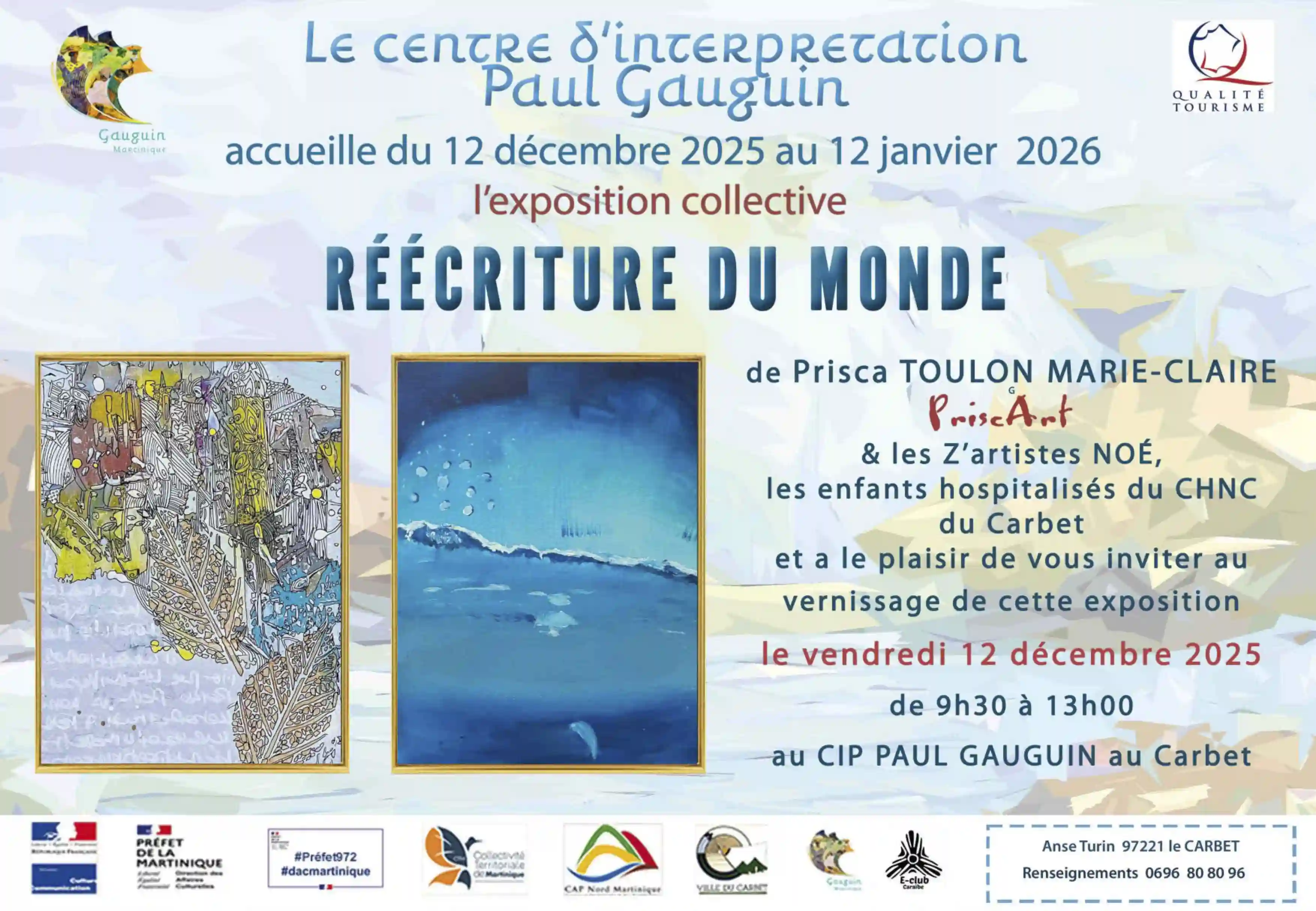 Exposition collective « RÉÉCRITURE DU MONDE »